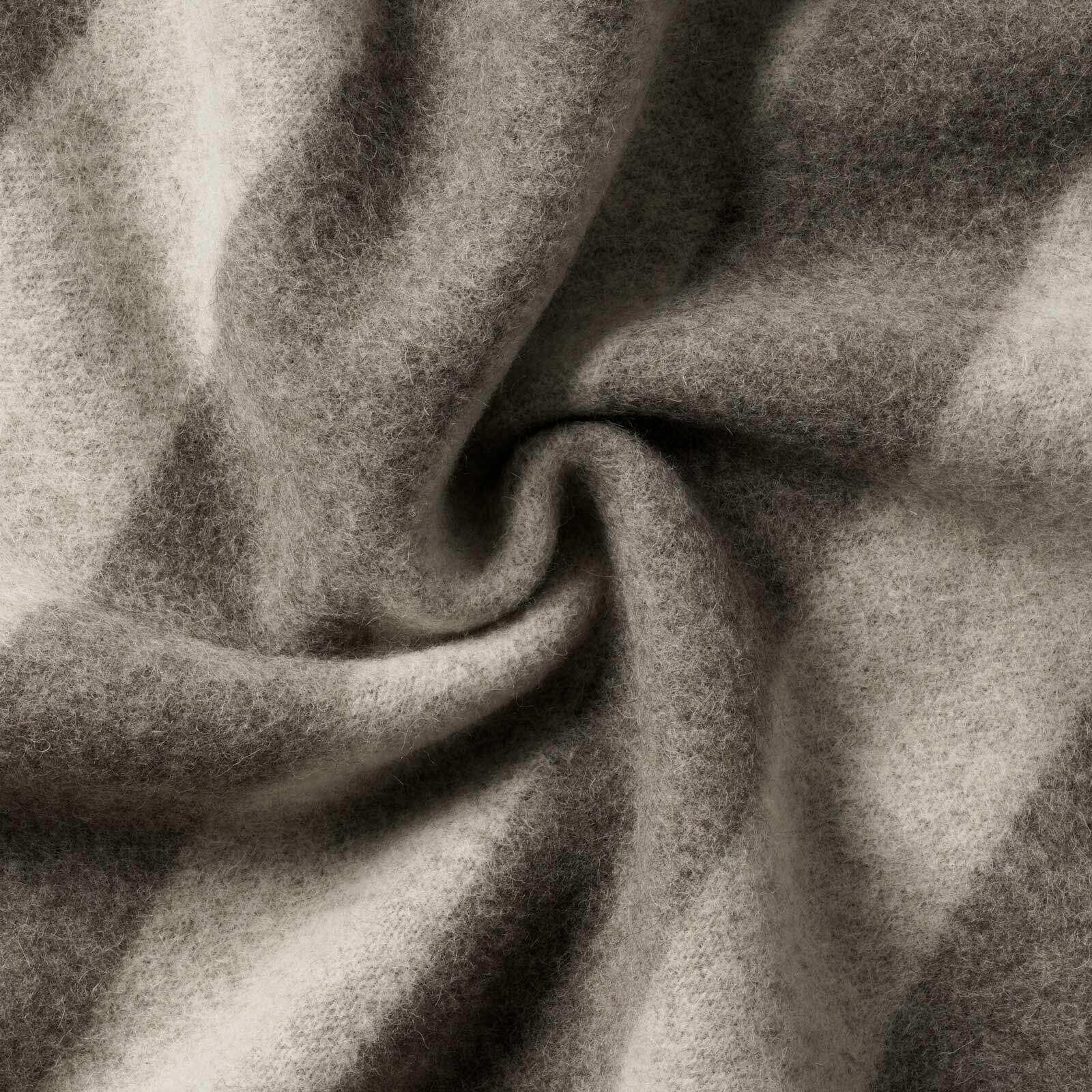 Wool blanket Sonja -  grey-white